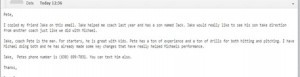 testimonial, Dave Page